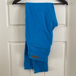 Bright, stretchy “Alexa” skinny jeans